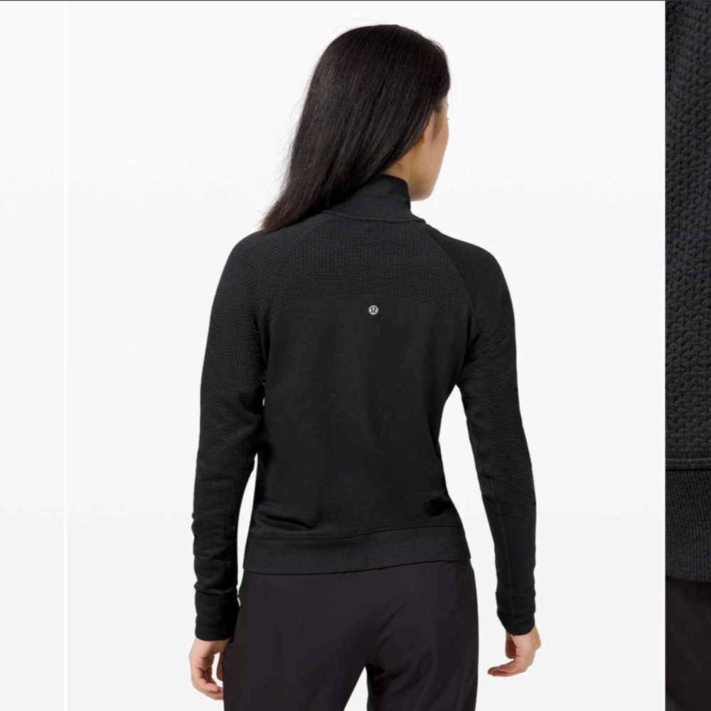 VEUC Engineered Warmth Half Zip sz 6 Black